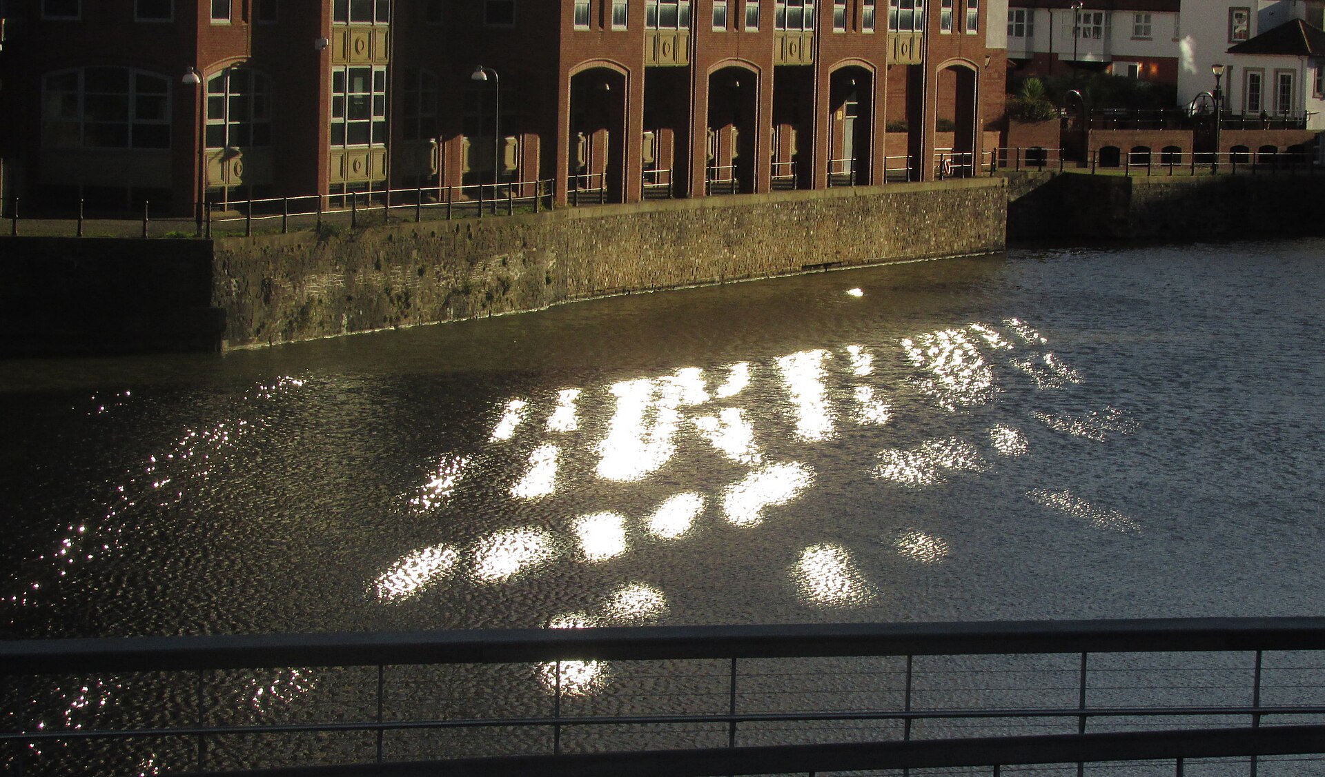 Reflections in Floating Harbour, Bristol - geograph.org.uk - 5618151